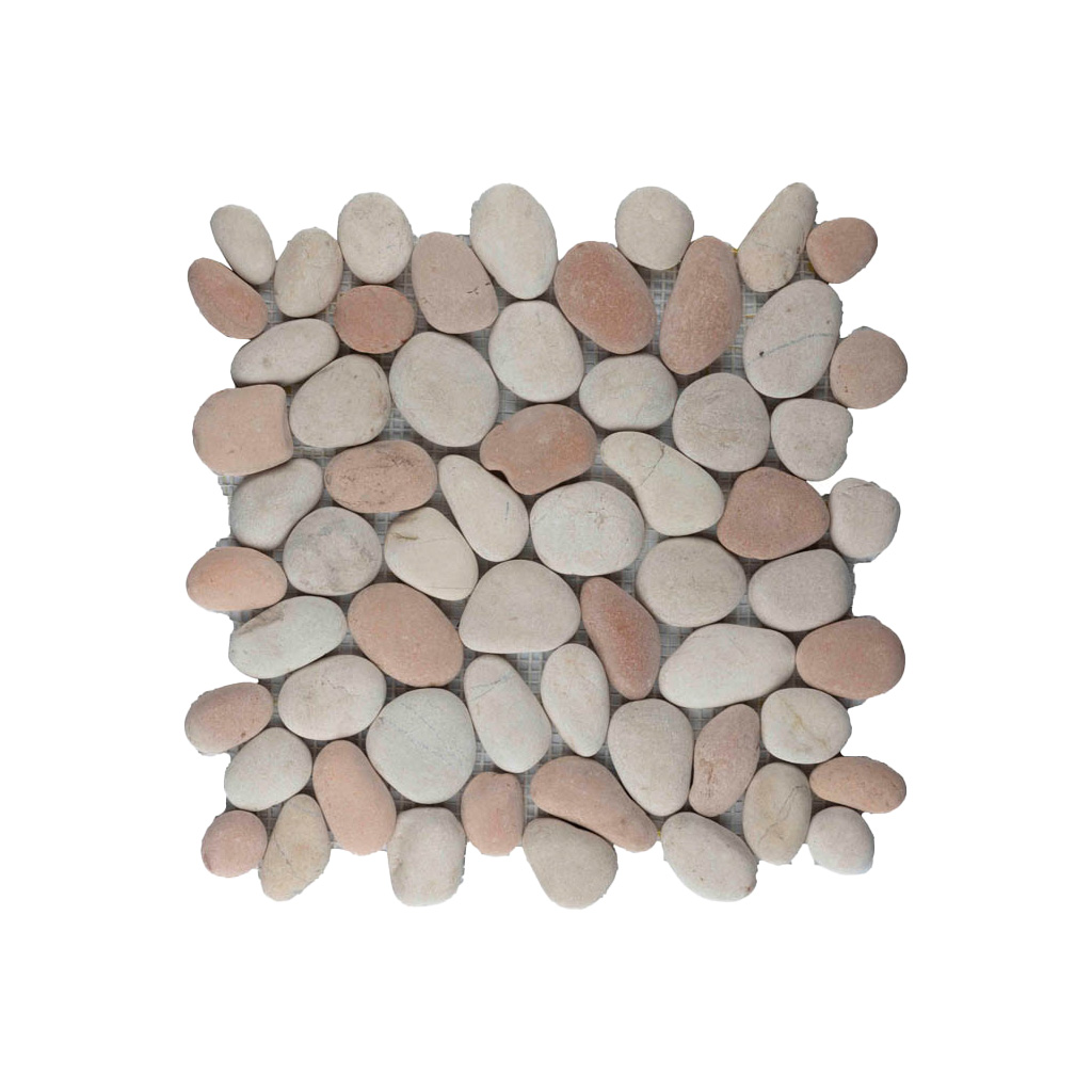 pebbles regulier roze-wit