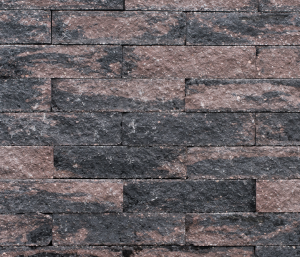 Tuinvisie Wallblock Split Brons Gespleten hoogte 12cm diverse afmetingen