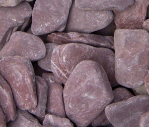 Flat Pebbles paars 30-60mm