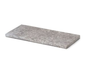 Zwembadrand Travertino Argento Bullnose 61x33x3cm BN32